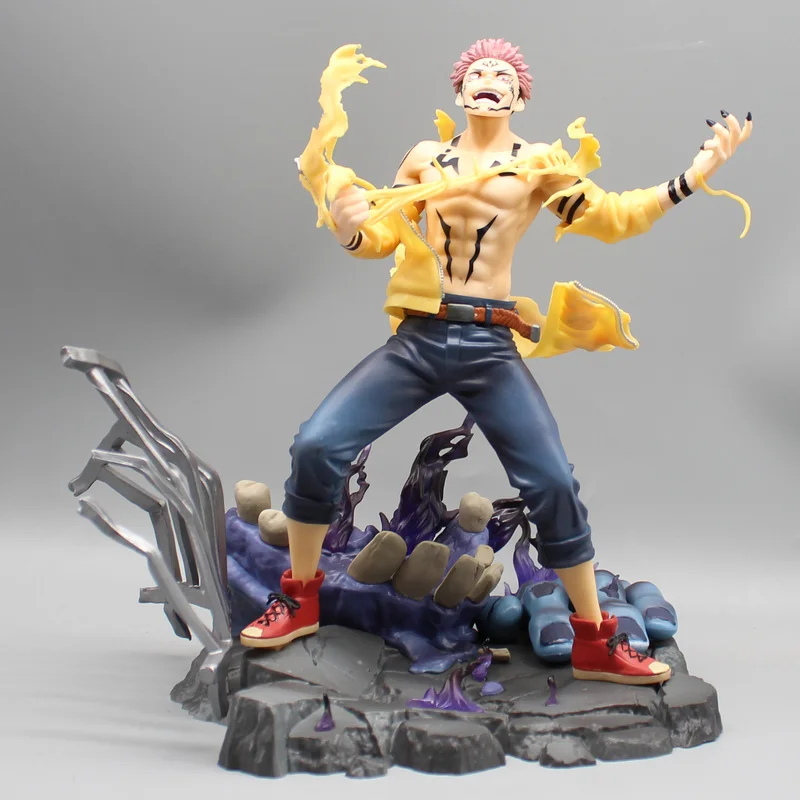 25cm Anime Itadori Yuji Figures Cursed King Jujutsu Kaisen Action Figures Both Sides of The Host Nuo PVC Collection Model Toys
25cm Anime Itadori Yuji Figures Cursed King Jujutsu Kaisen Action Figures Both Sides of The Host Nuo PVC Collection Model Toys