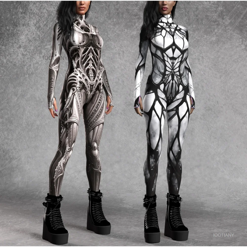 Women's Punk Cosplay Bodysuit Halloween Horror Dark Gothic Holiday Party Jumpsuit Carnival Stage Performance Leotard Zentai Suit
Women's Punk Cosplay Bodysuit Halloween Horror Dark Gothic Holiday Party Jumpsuit Carnival Stage Performance Leotard Zentai Suit