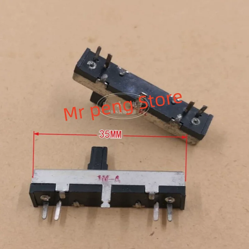 2 шт. для 35 мм fader single 4-pin 1M-A Длина оси 8 мм миксер прямой скользящий потенциометр громкости A1M
2 шт. для 35 мм fader single 4-pin 1M-A Длина оси 8 мм миксер прямой скользящий потенциометр громкости A1M
