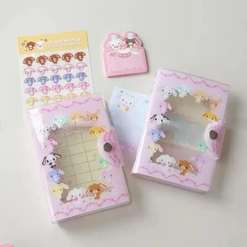 kawaii Sugarbunnie Cartoon Detachable Flash Pink A7 Pvc Loose Leaf Snap Button Notebook Shell Portable Notepad No Inner Pages
kawaii Sugarbunnie Cartoon Detachable Flash Pink A7 Pvc Loose Leaf Snap Button Notebook Shell Portable Notepad No Inner Pages