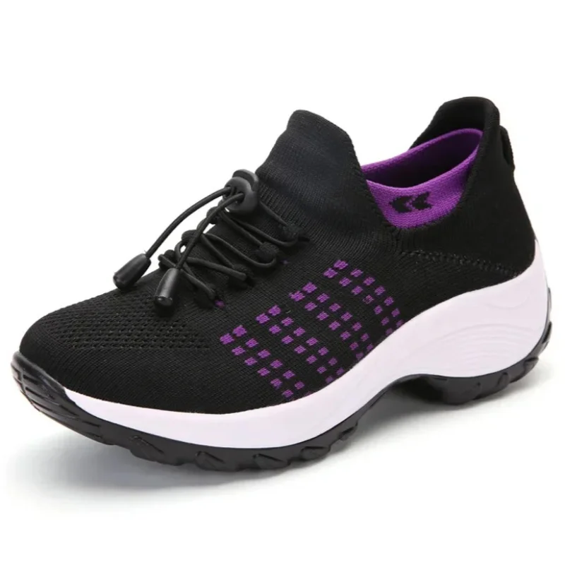 Women Walking Trainers Fashion Fly Weaving Sock Sneakers Breathe Comfort Nursing Shoes Casual Platform Loafers
Women Walking Trainers Fashion Fly Weaving Sock Sneakers Breathe Comfort Nursing Shoes Casual Platform Loafers