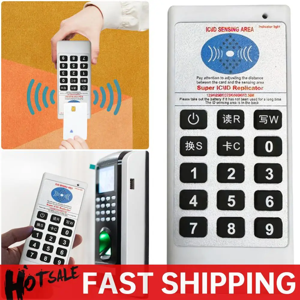 Handheld Frequency Copier 125Khz-13.56MHZ Duplicator Cloner RFID NFC IC Card Reader & Writer Handheld RFID Smart Card Reader
Handheld Frequency Copier 125Khz-13.56MHZ Duplicator Cloner RFID NFC IC Card Reader & Writer Handheld RFID Smart Card Reader