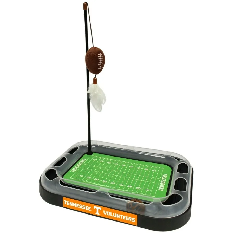 Игрушка-когтеточка NCAA Tennessee Volunteers с кошачьей мятой, плюшевыми перьями и другими элементами, 5-в-1, для кошек
Игрушка-когтеточка NCAA Tennessee Volunteers с кошачьей мятой, плюшевыми перьями и другими элементами, 5-в-1, для кошек