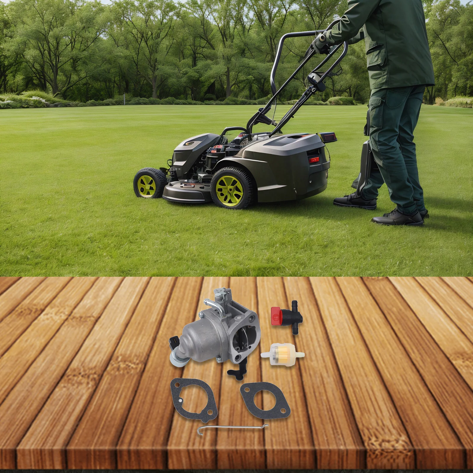 Gasketed Carburetor Kit Designed for Intek Engines in Lawnmowers Suitable for Model Numbers Including Efficient Parts Set
Gasketed Carburetor Kit Designed for Intek Engines in Lawnmowers Suitable for Model Numbers Including Efficient Parts Set