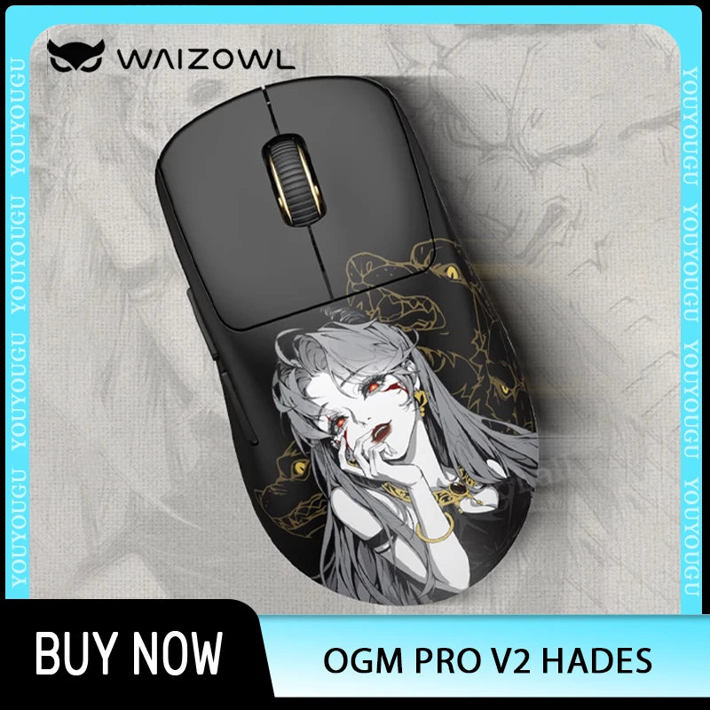 Мышь Waizowl OGM PRO V2 HADES, трехрежимная беспроводная мышь, 8000 Гц, легкая игровая мышь Paw3950, индивидуальный аксессуар для ПК для FPS Gamer
Мышь Waizowl OGM PRO V2 HADES, трехрежимная беспроводная мышь, 8000 Гц, легкая игровая мышь Paw3950, индивидуальный аксессуар для ПК для FPS Gamer