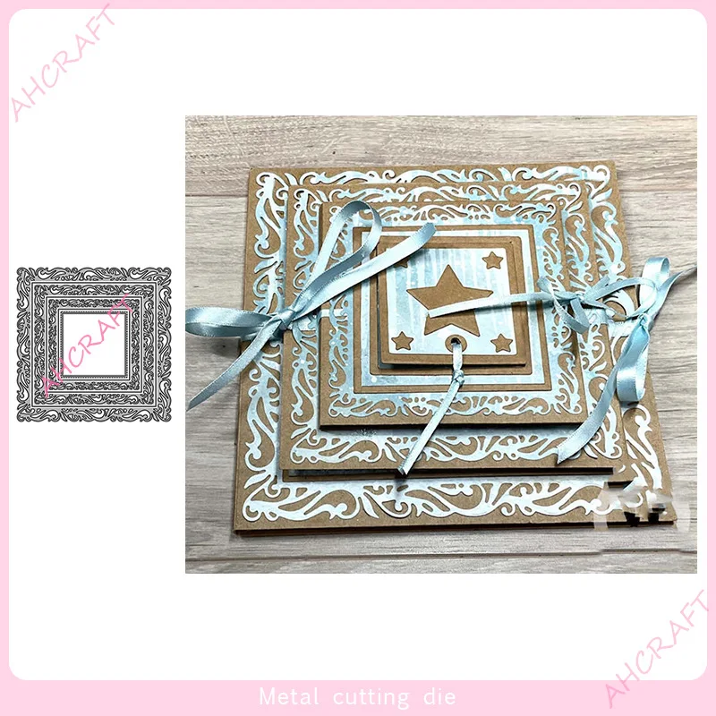 Metal Cutting Die Square frame Background Crafts Stencil DIY Scrapbooking Paper/photo Cards Embossing Dies
Metal Cutting Die Square frame Background Crafts Stencil DIY Scrapbooking Paper/photo Cards Embossing Dies