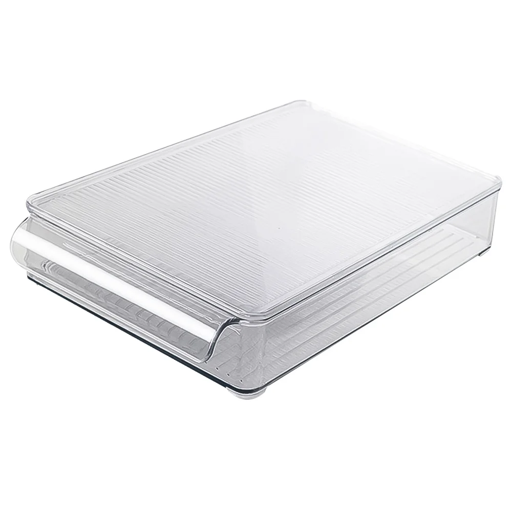 Dumplings Box Pet Transparent Food Storage Tray Reusable Refrigerator Safe For Buns Pastries Steamed Bun Organizer
Dumplings Box Pet Transparent Food Storage Tray Reusable Refrigerator Safe For Buns Pastries Steamed Bun Organizer