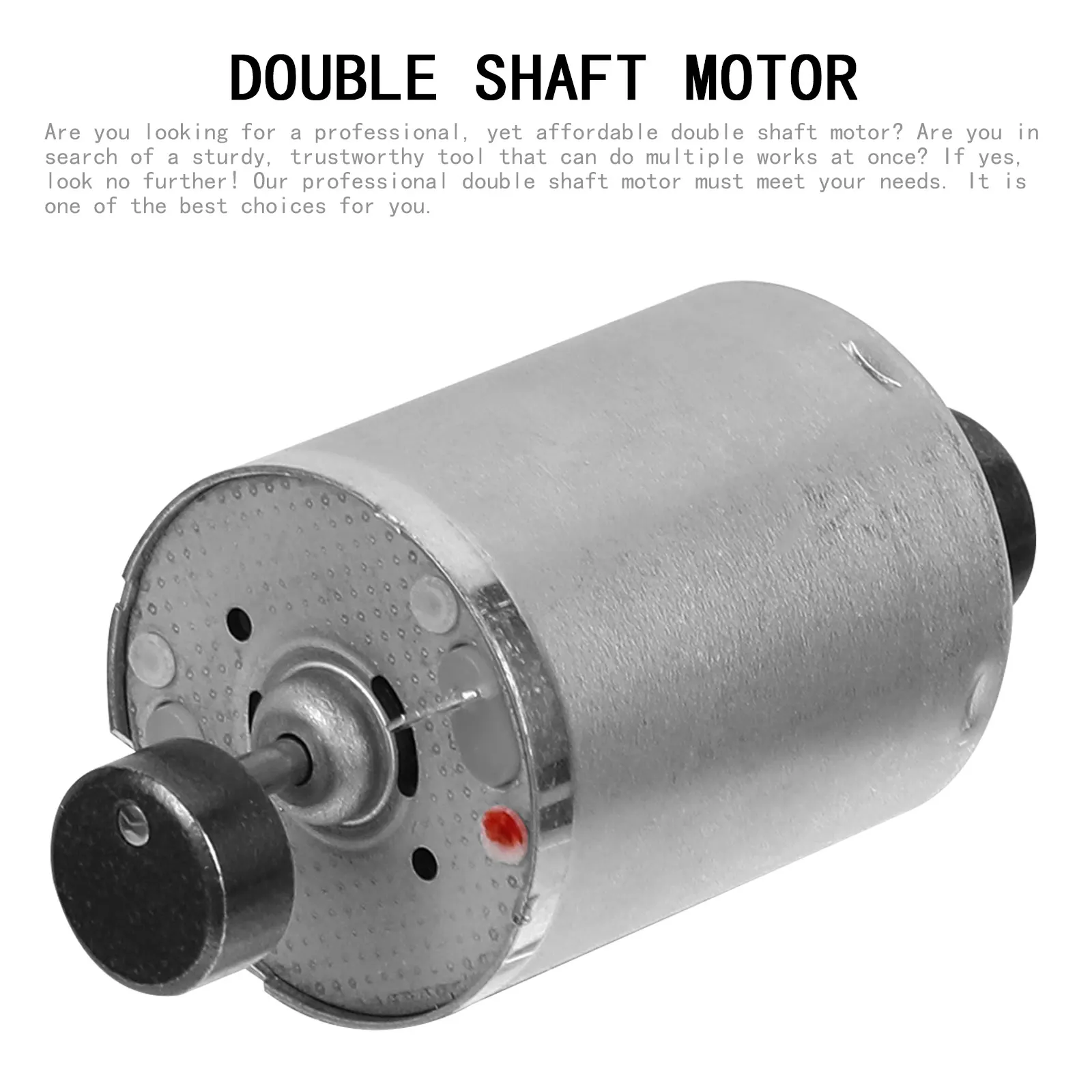 2 Pcs Miniature DC Copper Vibration Motor Dual Shaft Brushed Electric Low Noise Stable Performance Easy Installation DC Motor
2 Pcs Miniature DC Copper Vibration Motor Dual Shaft Brushed Electric Low Noise Stable Performance Easy Installation DC Motor