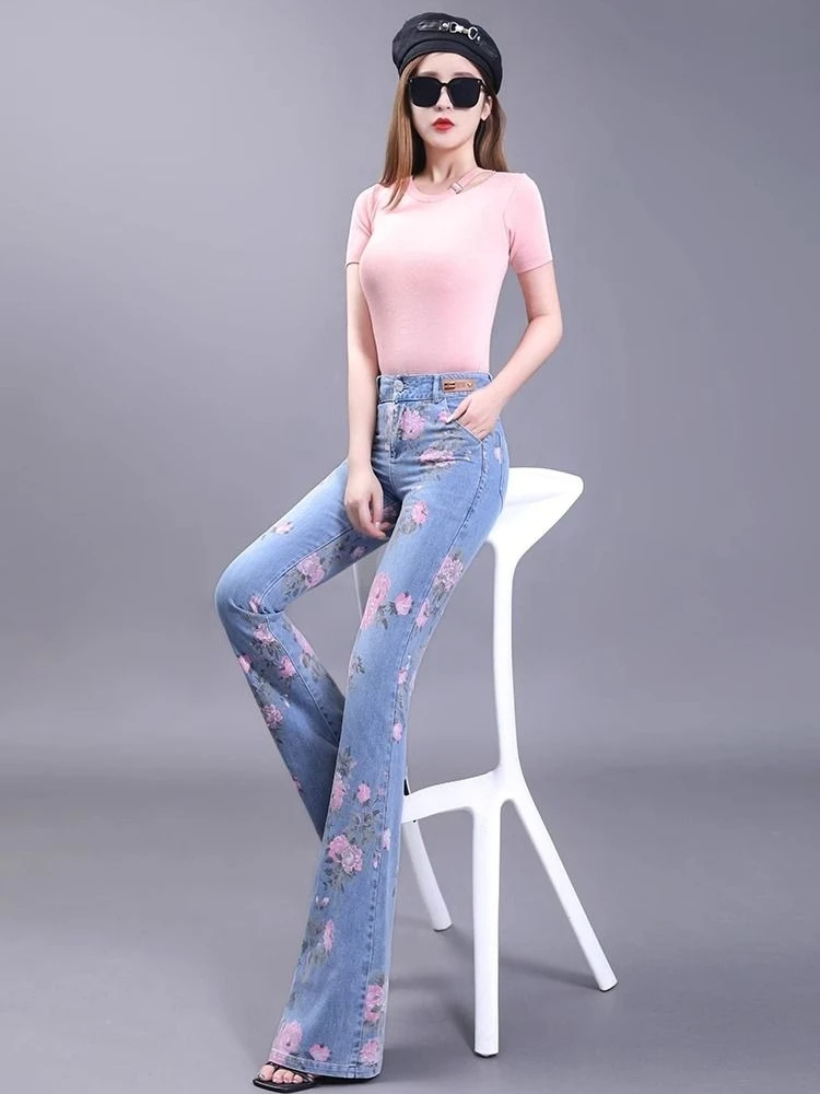 2026 New Spring Autumn Women's Jeans High Waist Flared Retro Print Slim Fit Denim Trousers Vintage Fashion Pants
2026 New Spring Autumn Women's Jeans High Waist Flared Retro Print Slim Fit Denim Trousers Vintage Fashion Pants