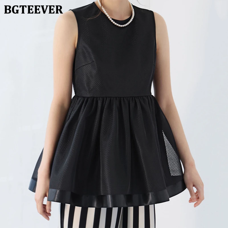BGTEEVER Summer O-neck Sleeveless Female Shirts Casual Slim Waist Women Blouses Tops OL Blusas
BGTEEVER Summer O-neck Sleeveless Female Shirts Casual Slim Waist Women Blouses Tops OL Blusas