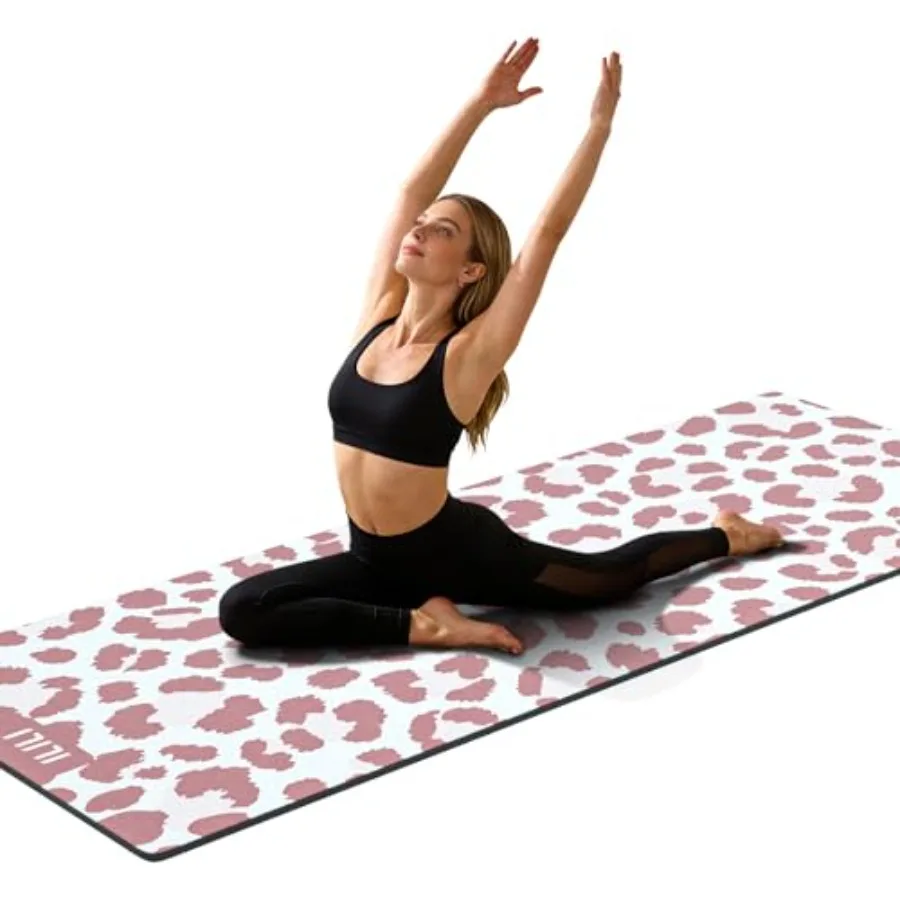Yoga Mat Leopard Print Yoga Mat 8mm Suede and TPE Thick Exercise Mat Workout Mat for Women Men 72''x25'' Fitness Mat with Strap
Yoga Mat Leopard Print Yoga Mat 8mm Suede and TPE Thick Exercise Mat Workout Mat for Women Men 72''x25'' Fitness Mat with Strap