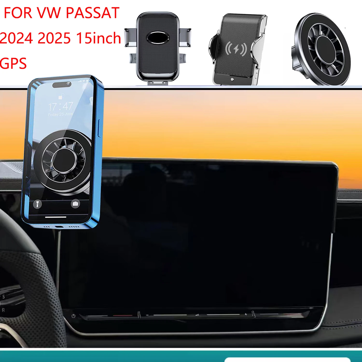For VW PASSAT 2024 2025 Magnetic Car Phone Holder 15INCH GPS Screen Fixed Base Fast Wireless Charging Mobile Phone
For VW PASSAT 2024 2025 Magnetic Car Phone Holder 15INCH GPS Screen Fixed Base Fast Wireless Charging Mobile Phone