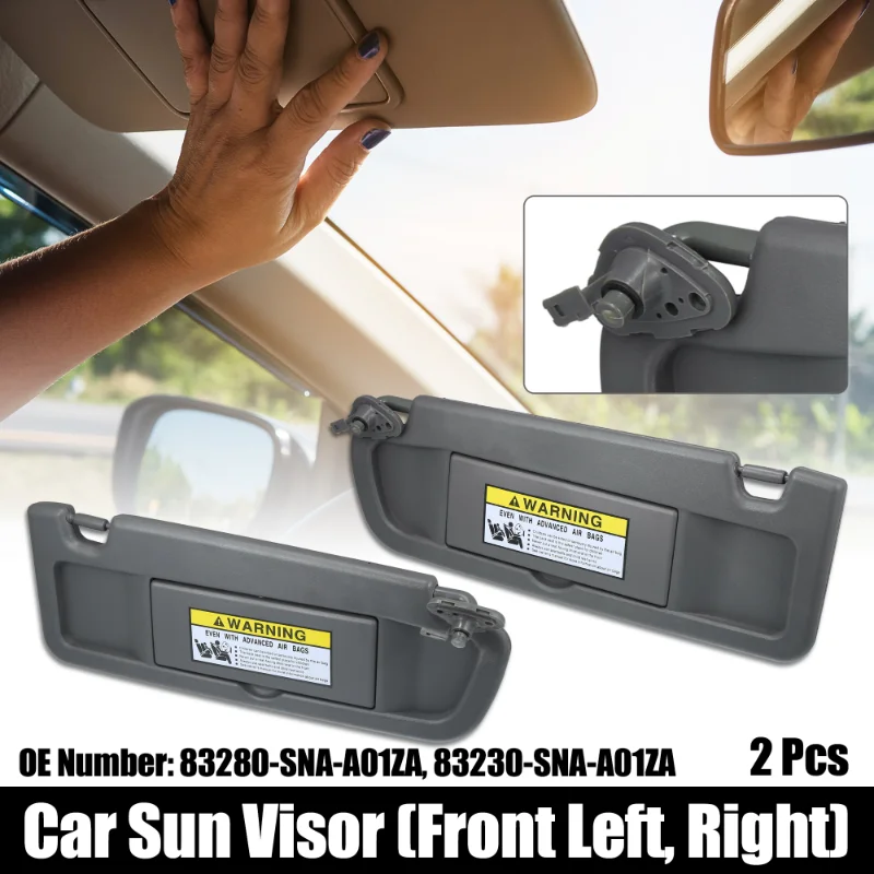 X Autohaux 2pcs Left Driver Right Passenger Side Sun Visor with Mirror 83280-SNA-A01ZA for Honda Civic 2006 2007 2008 2009- 2011
X Autohaux 2pcs Left Driver Right Passenger Side Sun Visor with Mirror 83280-SNA-A01ZA for Honda Civic 2006 2007 2008 2009- 2011