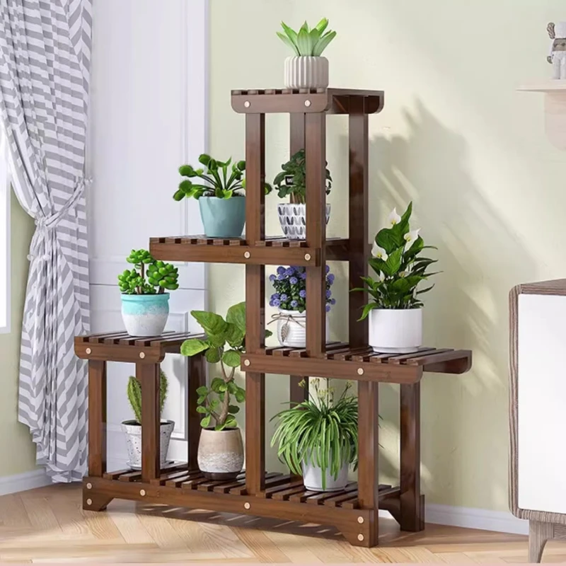 Бамбуковая подставка для растений, 5-уровневая напольная стойка для лестниц, усиленные вентилируемые полки, креативный многоразмерный органайзер для хранения на балконе
Бамбуковая подставка для растений, 5-уровневая напольная стойка для лестниц, усиленные вентилируемые полки, креативный многоразмерный органайзер для хранения на балконе