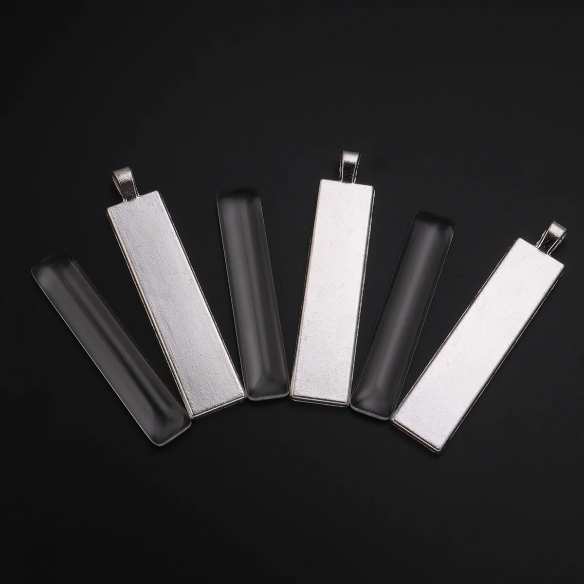 10PCS Vintage Alloy Pendant Trays Pendant Trays and 10PCS Glass for DIY Jewelry Making Crafts (Silver)
10PCS Vintage Alloy Pendant Trays Pendant Trays and 10PCS Glass for DIY Jewelry Making Crafts (Silver)