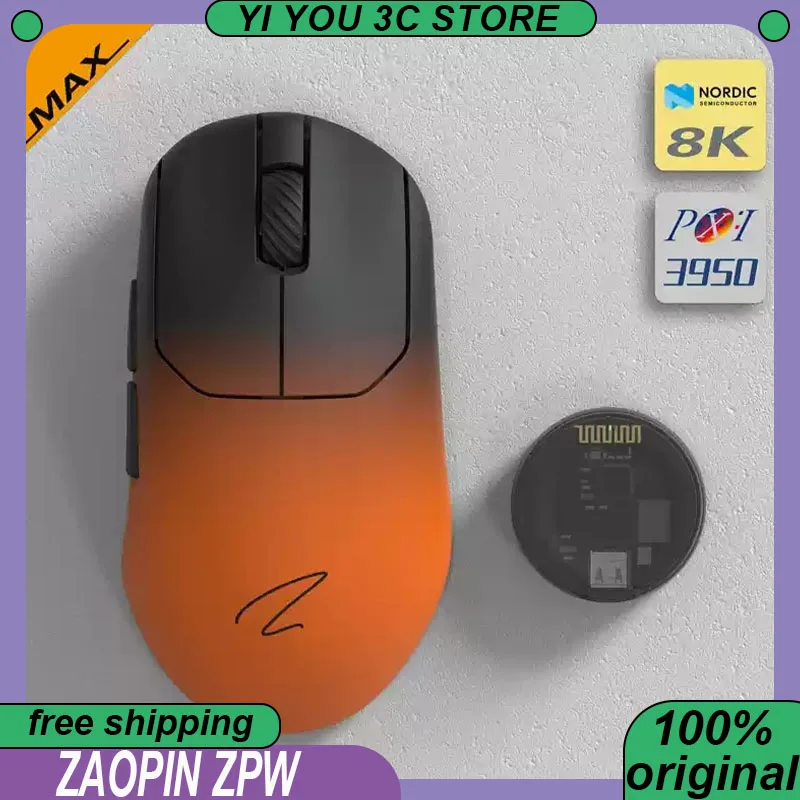 ZAOPIN ZPW Киберспортивная мышь Беспроводная трехрежимная Nordic 52840 PAW3395 PAW3950 8K Приемник Легкие пользовательские игровые мыши для ПК и ноутбука
ZAOPIN ZPW Киберспортивная мышь Беспроводная трехрежимная Nordic 52840 PAW3395 PAW3950 8K Приемник Легкие пользовательские игровые мыши для ПК и ноутбука