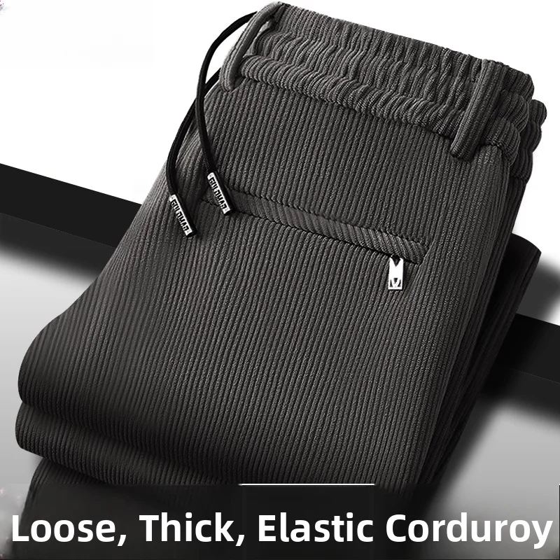 Men's Corduroy Straight Leg Pants Autumn Winter Busin Casual Trousers Large Size Workwear Faionable Polyester Fiber
Men's Corduroy Straight Leg Pants Autumn Winter Busin Casual Trousers Large Size Workwear Faionable Polyester Fiber