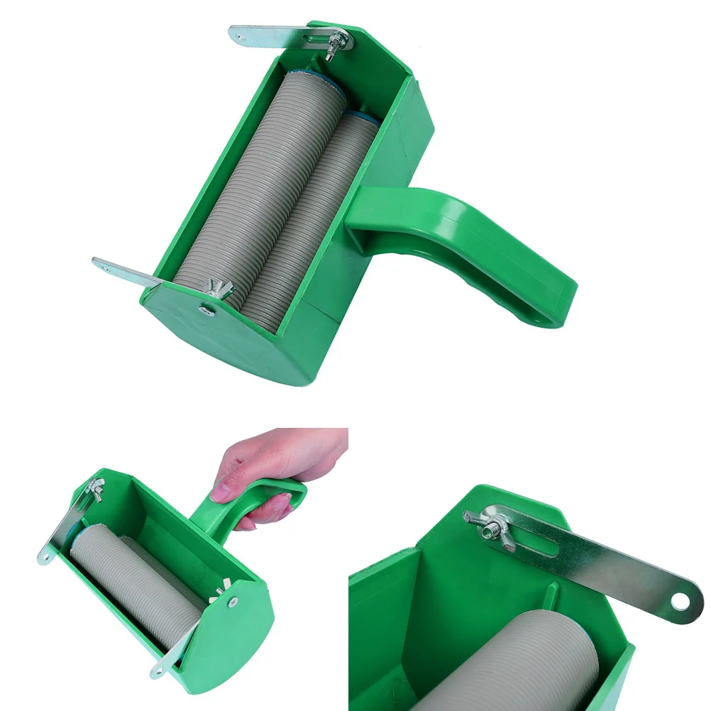 Paint Wallpaper Roller Grain Printing Roller Plastic Head Rubber Brush Wall Pattern Tool Green for DIY Textured Walls Furniture
Paint Wallpaper Roller Grain Printing Roller Plastic Head Rubber Brush Wall Pattern Tool Green for DIY Textured Walls Furniture