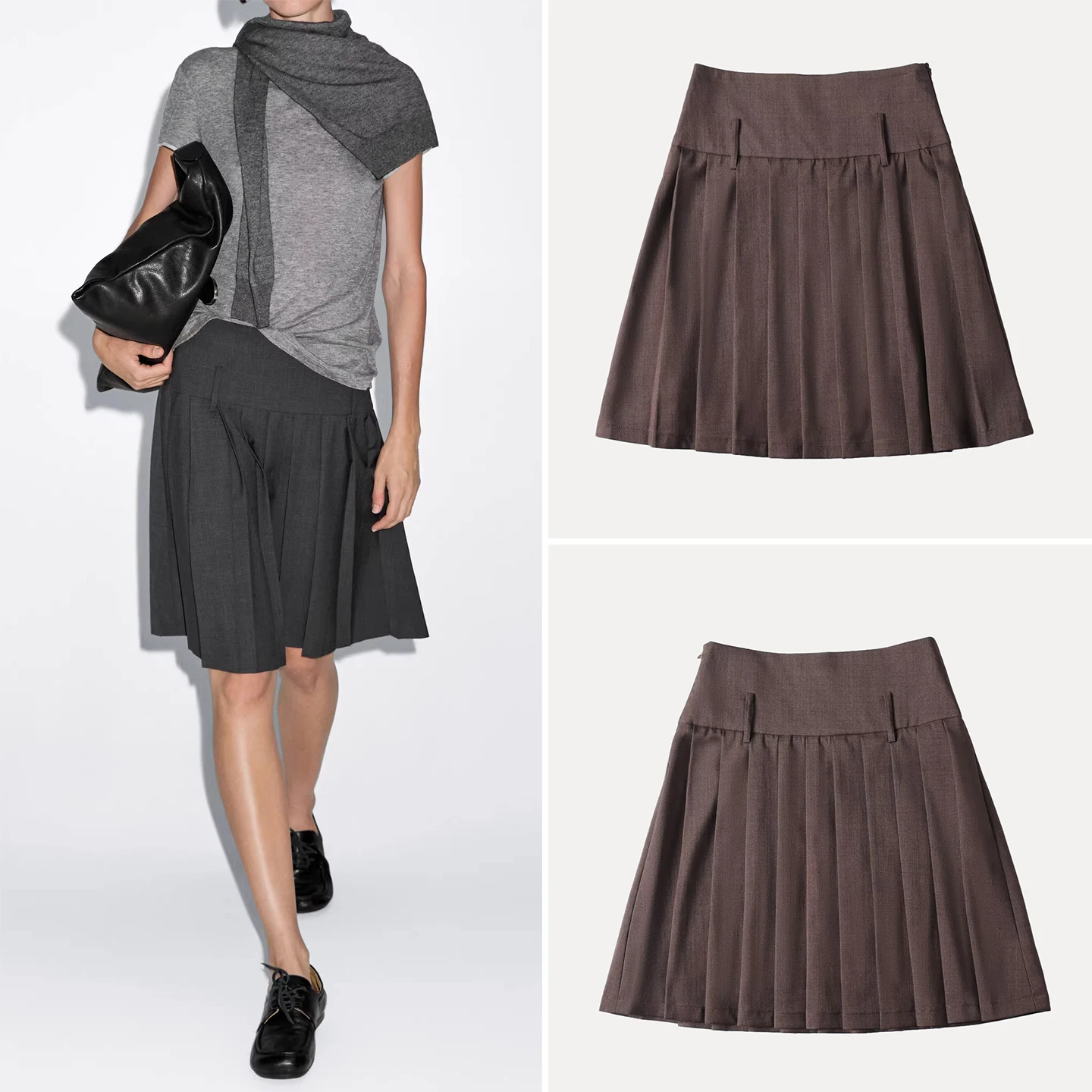 Модная женская юбка в клетку, осенняя новинка, плиссированная юбка средней длины в стиле преппи, бренд Z
Модная женская юбка в клетку, осенняя новинка, плиссированная юбка средней длины в стиле преппи, бренд Z