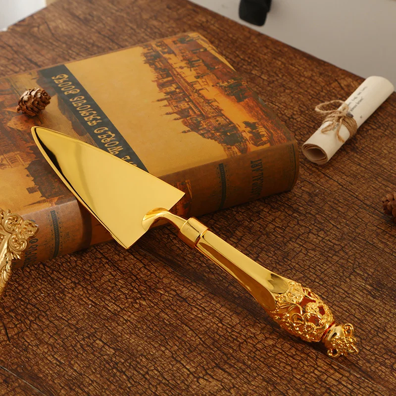 Cake Pizza Cutter Shovel Buffet Table Knife Bread Knife Restaurant Banquet Cake Knife Shovel Two-Piece Golden Home
Cake Pizza Cutter Shovel Buffet Table Knife Bread Knife Restaurant Banquet Cake Knife Shovel Two-Piece Golden Home
