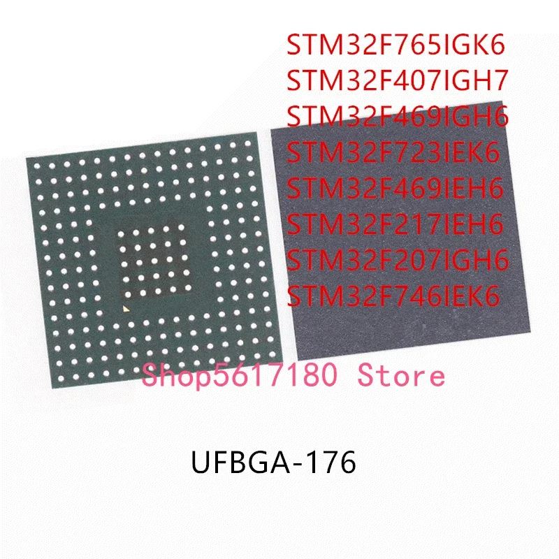 10 шт. STM32F765IGK6 STM32F407IGH7 STM32F469IGH6 STM32F723IEK6 STM32F469IEH6 STM32F217IEH6 STM32F207IGH6 STM32F746IEK6 IC
10 шт. STM32F765IGK6 STM32F407IGH7 STM32F469IGH6 STM32F723IEK6 STM32F469IEH6 STM32F217IEH6 STM32F207IGH6 STM32F746IEK6 IC