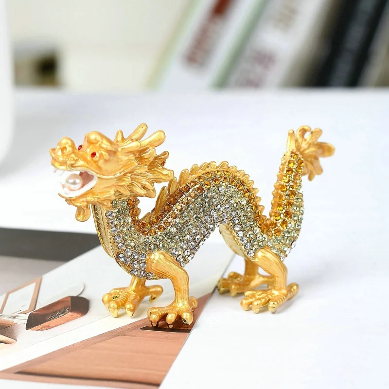 SHINNYGIFTS Home Decorative Full Stones Dragon New Year Gifts Birthday Gifts FengShui Metal Crafts
SHINNYGIFTS Home Decorative Full Stones Dragon New Year Gifts Birthday Gifts FengShui Metal Crafts