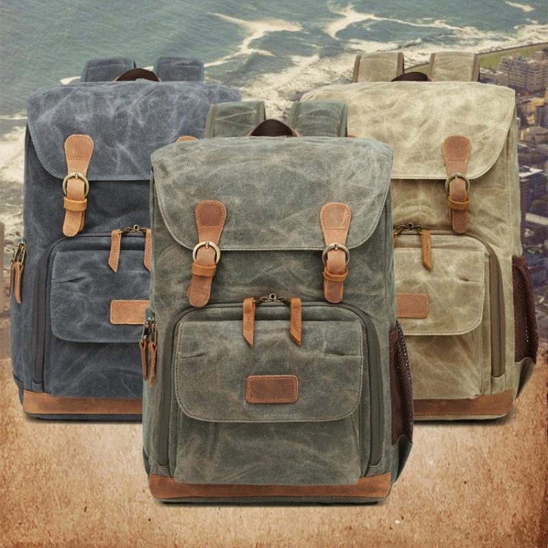 Multifunctional Canvas Camera Bag Waterproof Large Capacity Outdoor Professional DSLR Photography Travel Backpack
Multifunctional Canvas Camera Bag Waterproof Large Capacity Outdoor Professional DSLR Photography Travel Backpack
