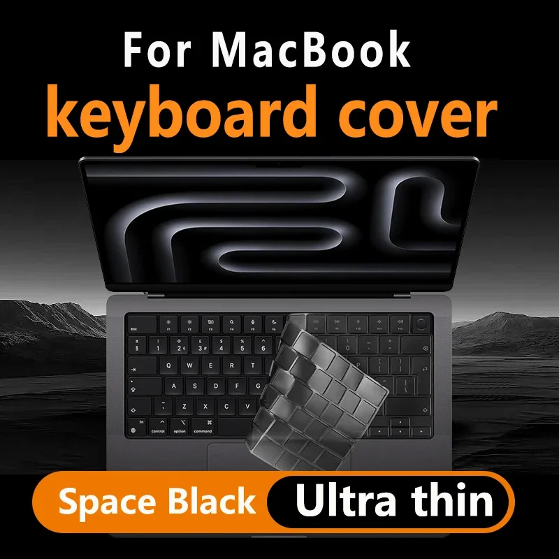Premium Keyboard Cover Skin Ultra Thin for MacBook Air 15" M3 M2 A3114 A2941, Air 13.6" A3113 A2681 , Pro 14" 16" A2918 A2779
Premium Keyboard Cover Skin Ultra Thin for MacBook Air 15" M3 M2 A3114 A2941, Air 13.6" A3113 A2681 , Pro 14" 16" A2918 A2779