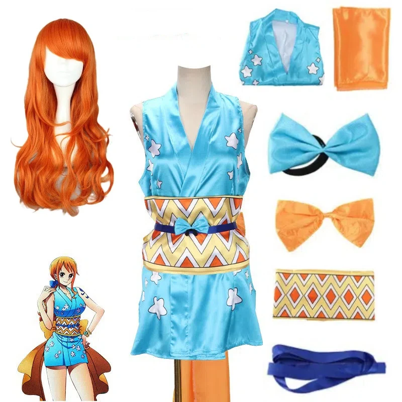 Anime One Piece Halloween Cocos Straw Hat Group Voyager Na Mei Costume Wig Cosplay Cosplay Costume Adult Female
Anime One Piece Halloween Cocos Straw Hat Group Voyager Na Mei Costume Wig Cosplay Cosplay Costume Adult Female