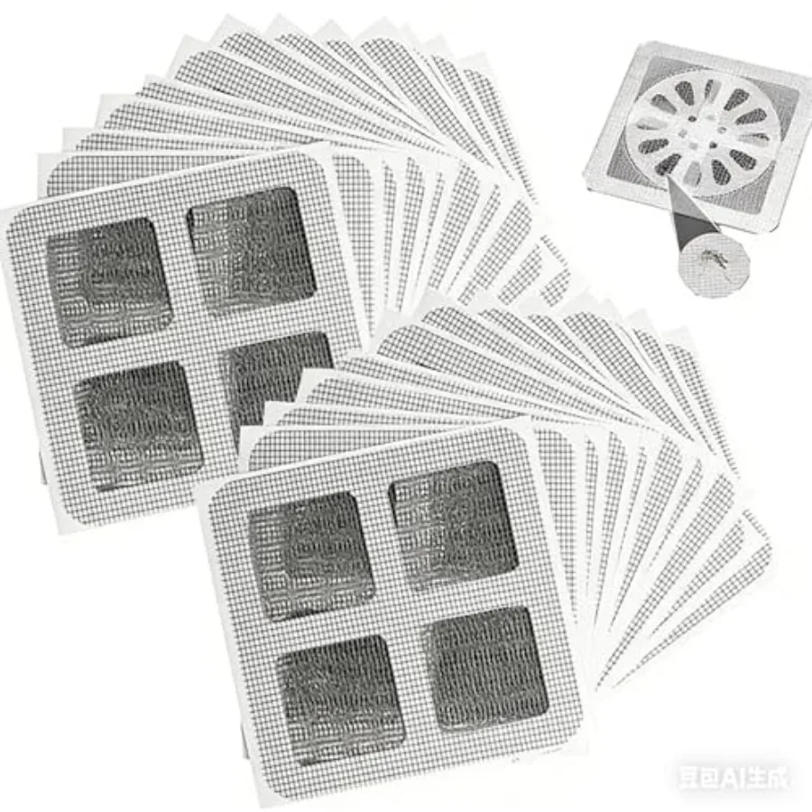 Disposable Hair Drain Catcher Mesh Anti-Blocking Shower Bathroom Filter Stopper Floor Drains Sticker Window Screen Repair Patch
Disposable Hair Drain Catcher Mesh Anti-Blocking Shower Bathroom Filter Stopper Floor Drains Sticker Window Screen Repair Patch