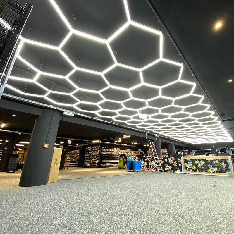 Customizable Shape DIY Hexagonal LED light Led Workshop Light Garage Lamp LED Batten Detailing Car Wash Led Inspection Light
Customizable Shape DIY Hexagonal LED light Led Workshop Light Garage Lamp LED Batten Detailing Car Wash Led Inspection Light