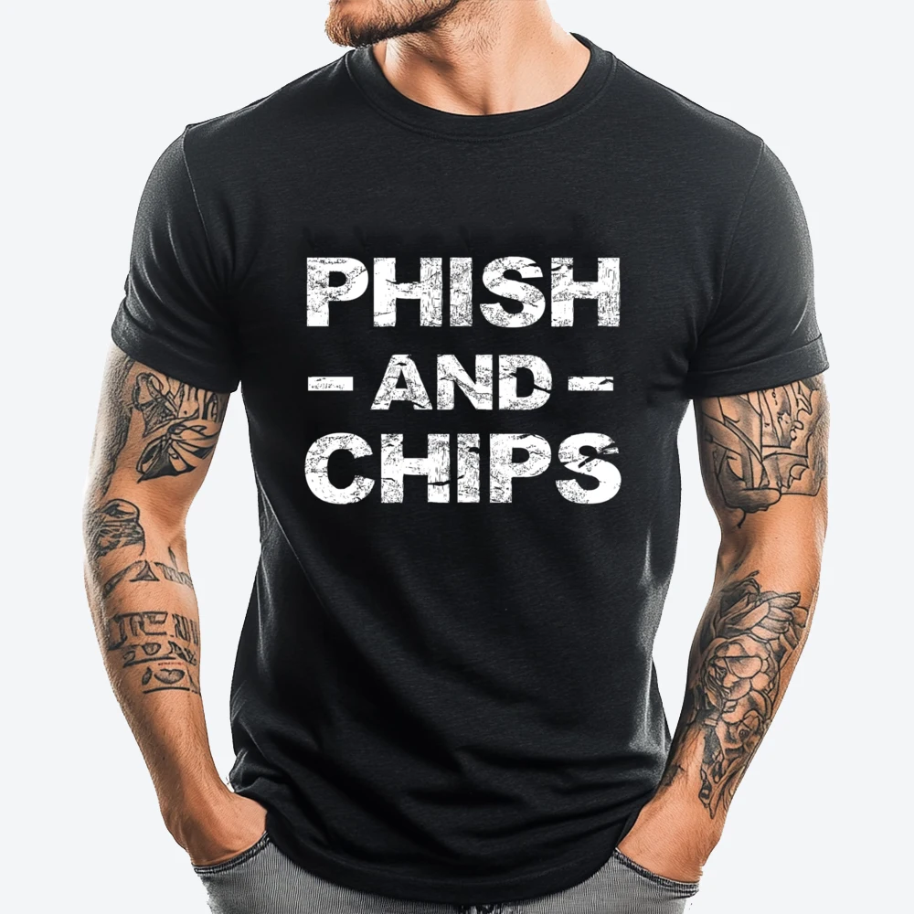 Phish And Chips Hacker Fall Clothes Aesthetic Streetwear Graphic T Shirt Comfortable Tshirts Printing St Patrick's Day
Phish And Chips Hacker Fall Clothes Aesthetic Streetwear Graphic T Shirt Comfortable Tshirts Printing St Patrick's Day