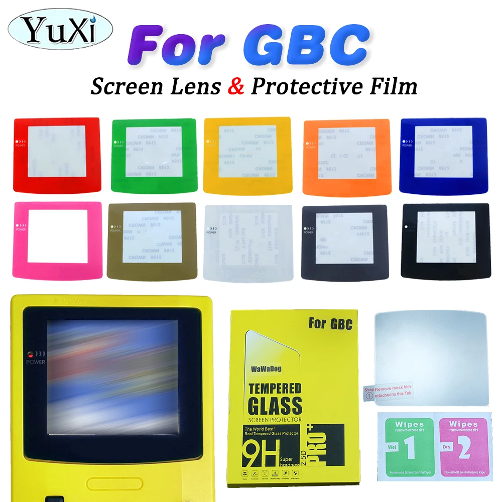 1Set For GBC Screen Lens Protector W/ Adhesive Plastic LCD Screen For Gameboy Color HD Protective Film
1Set For GBC Screen Lens Protector W/ Adhesive Plastic LCD Screen For Gameboy Color HD Protective Film