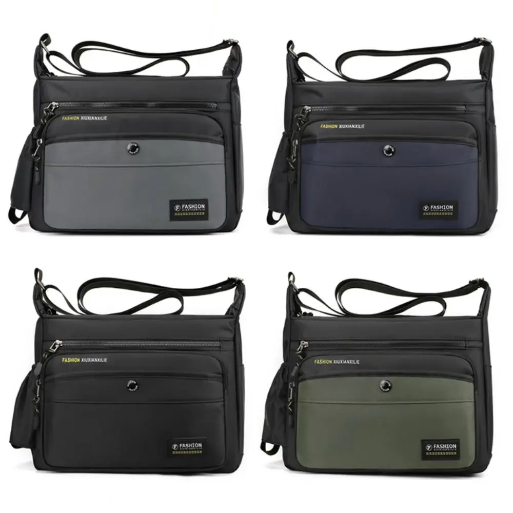 New Nylon Messenger Bag Multi-layer Zipper Storage Pocket Large Capacity Square Shape Travel Crossbody Bags Unisex
New Nylon Messenger Bag Multi-layer Zipper Storage Pocket Large Capacity Square Shape Travel Crossbody Bags Unisex