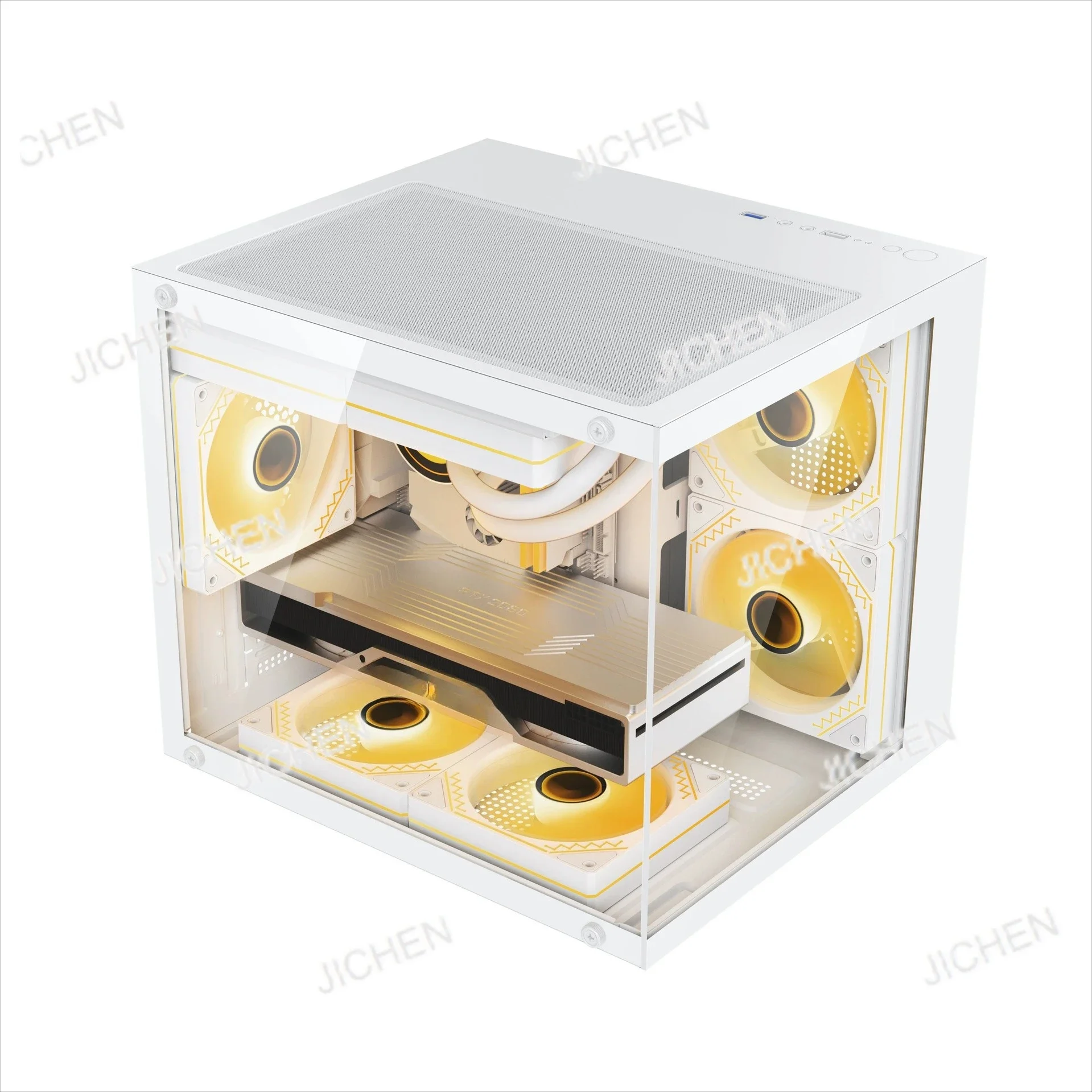 CSS I Шасси для комнаты с видом на море MATX Мини-настольный компьютерный хост-корпус Боковой прозрачный панорамный шасси для киберспортаCSS
CSS I Шасси для комнаты с видом на море MATX Мини-настольный компьютерный хост-корпус Боковой прозрачный панорамный шасси для киберспортаCSS