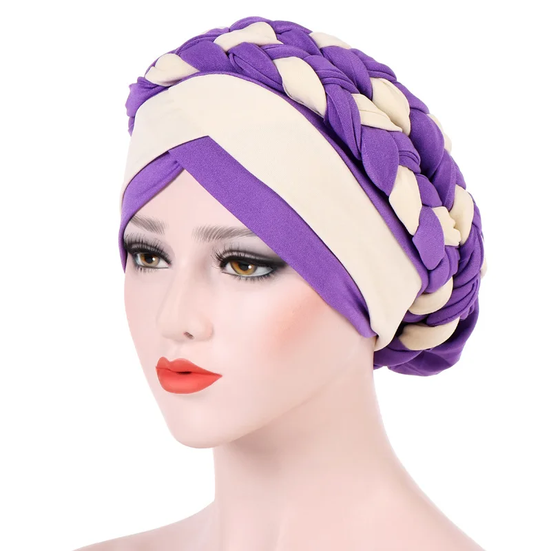 Women Turban Hat Fashion Braid Knot Lady Head Scarf Hijab Muslim Inner Hijab for Women Hair Loss Wrap Head Cover Hat Turbante
Women Turban Hat Fashion Braid Knot Lady Head Scarf Hijab Muslim Inner Hijab for Women Hair Loss Wrap Head Cover Hat Turbante