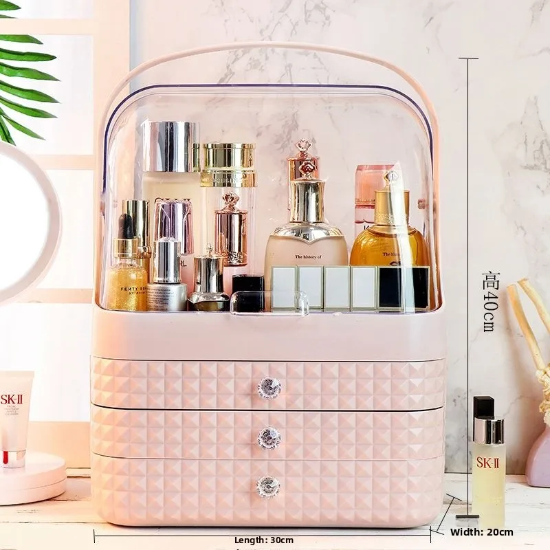 Portable Dustproof Makeup Storage Box Desktop Drawer Style Cosmetic Storage Rack Home Use Skin Care Products Organizer
Portable Dustproof Makeup Storage Box Desktop Drawer Style Cosmetic Storage Rack Home Use Skin Care Products Organizer