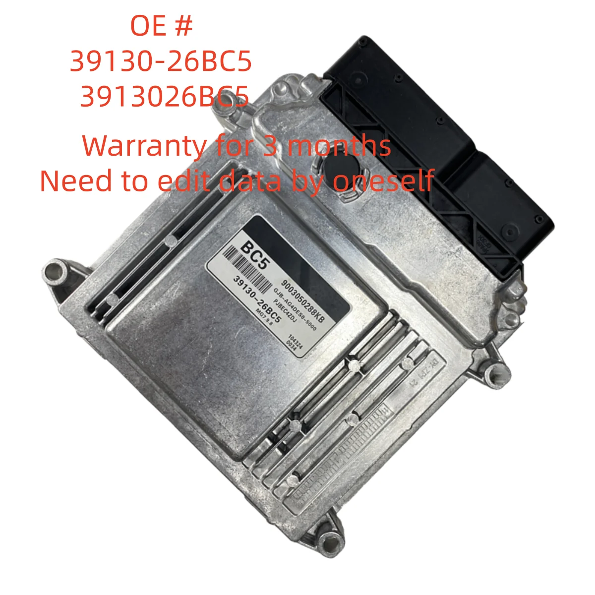 High quality 39130-26BC5 3913026BC5 MG7.9.8 BC5 ECU Car Engine Computer Board Electronic Control Unit for Hyundai
High quality 39130-26BC5 3913026BC5 MG7.9.8 BC5 ECU Car Engine Computer Board Electronic Control Unit for Hyundai