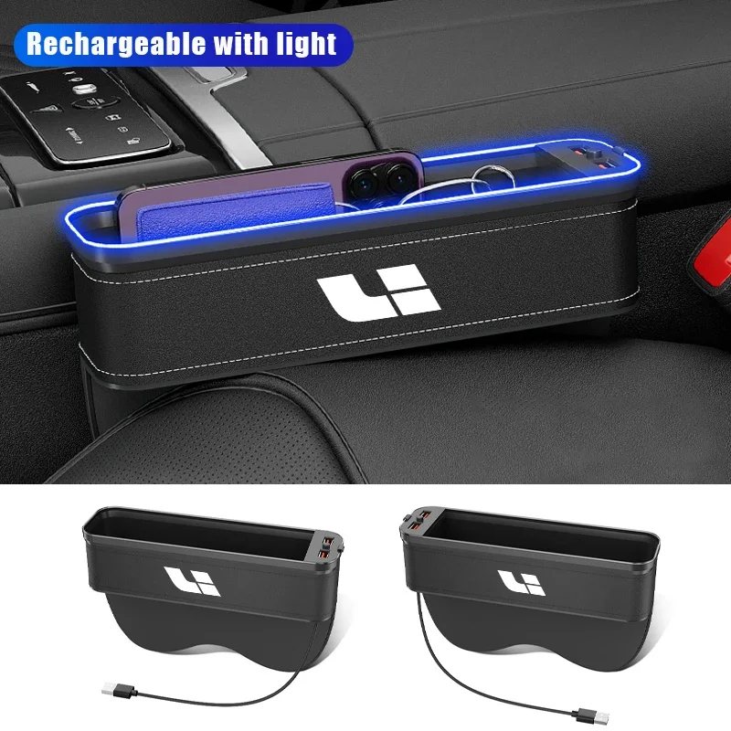 Car Seat Crevice Gaps Storage Box, Seat Organizer for Li Auto LEADING One L6 L7 L8 L9 2023 2024, USB Charging, Atmosphere Light
Car Seat Crevice Gaps Storage Box, Seat Organizer for Li Auto LEADING One L6 L7 L8 L9 2023 2024, USB Charging, Atmosphere Light