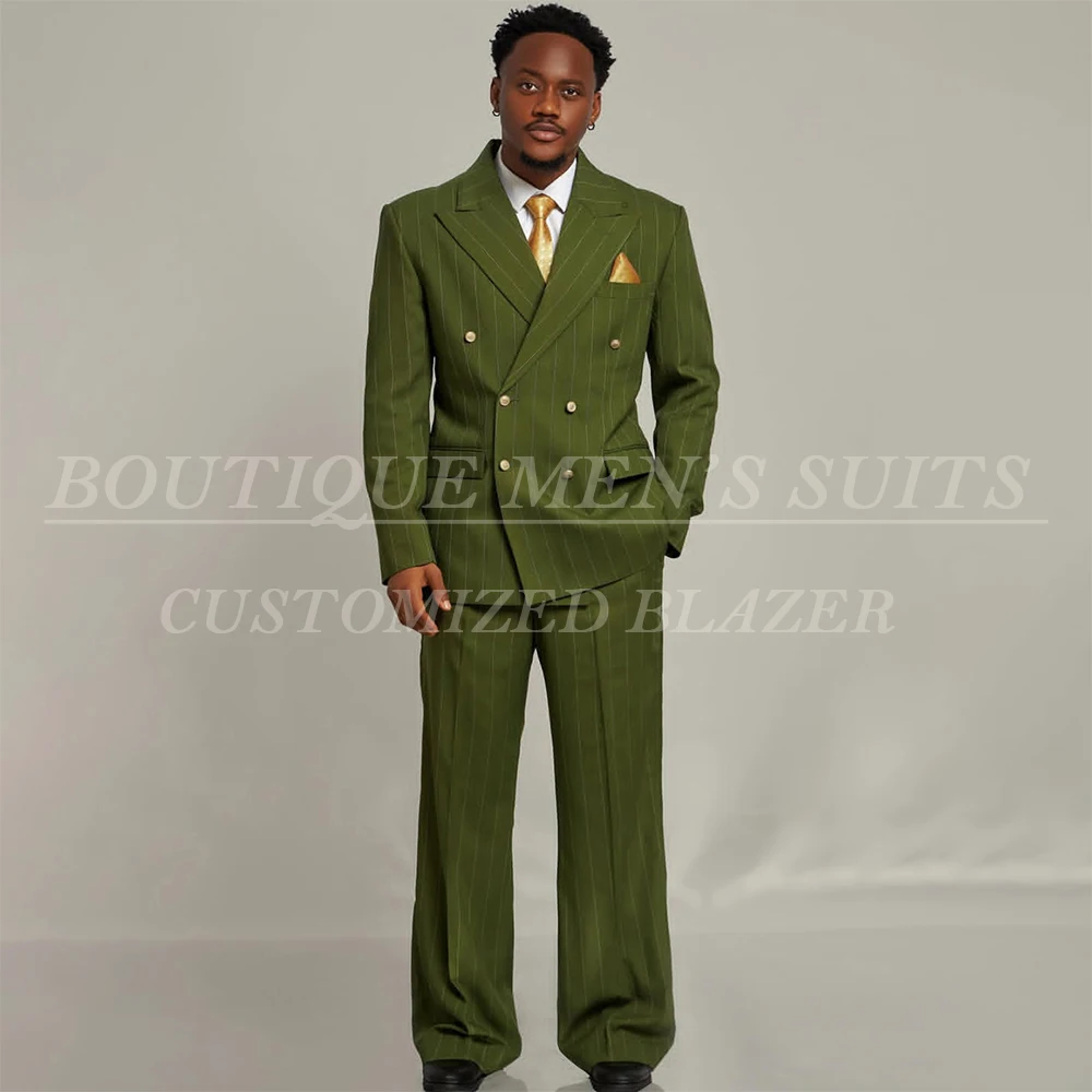 Regular Fit Men's Suits Fashion Double Breasted Peak Lapel 2 Piece Jacket Pants Sets Formal Business Male Clothing Outfits
Regular Fit Men's Suits Fashion Double Breasted Peak Lapel 2 Piece Jacket Pants Sets Formal Business Male Clothing Outfits