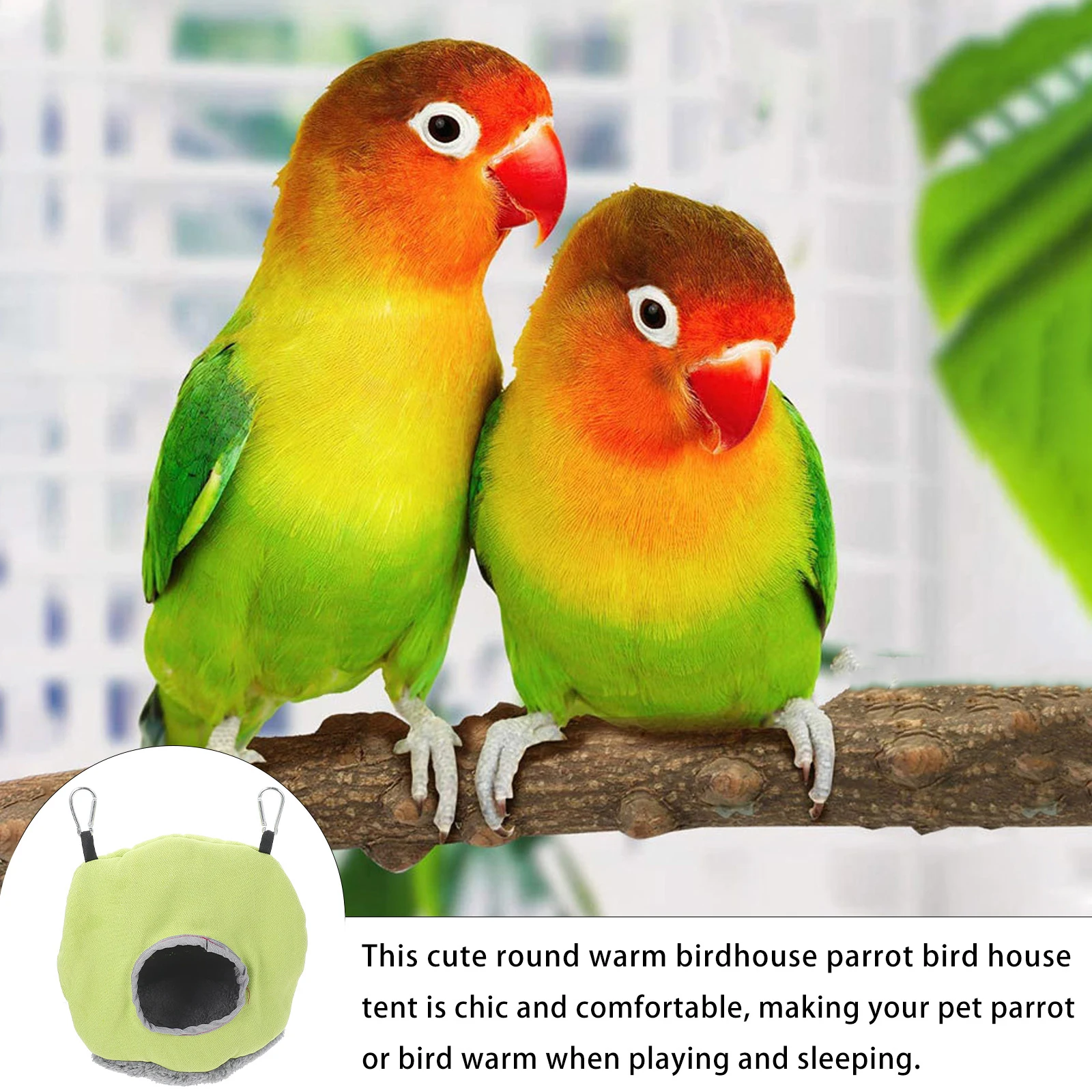 Warm Bird Nest Nesting House Cozy Hideaway Pet Bed Large Parrot Sleeping Cage for Cockatiel Hammock
Warm Bird Nest Nesting House Cozy Hideaway Pet Bed Large Parrot Sleeping Cage for Cockatiel Hammock