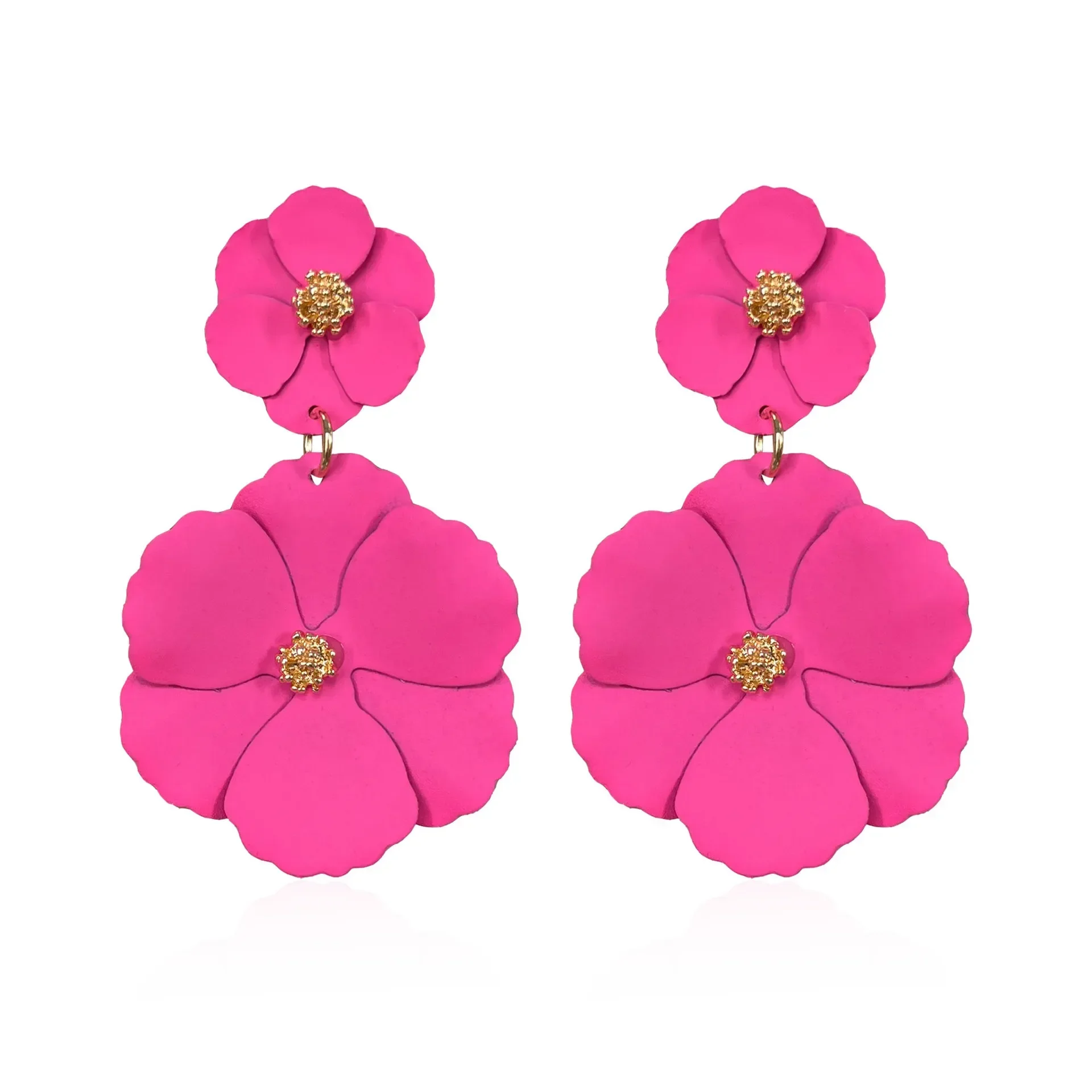 Fashion Retro Geometric Long Floral Stud Earrings for Women Popular Minimalist Dopamine Flower Stud Earrings Ladies Jewelry Gift
Fashion Retro Geometric Long Floral Stud Earrings for Women Popular Minimalist Dopamine Flower Stud Earrings Ladies Jewelry Gift