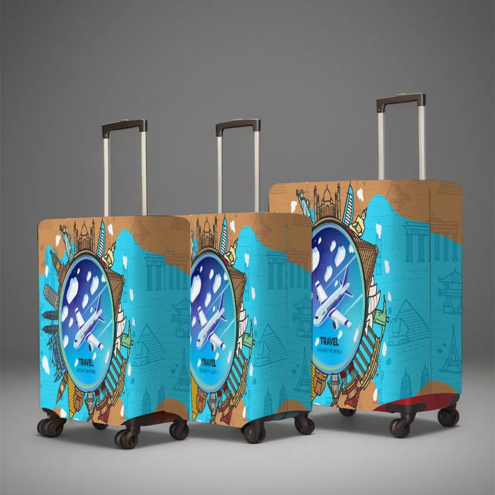 City Landmark Design, Practical Luggage Cover, Durable Travel Luggage Cover, Practical Washable Travel Accessories
City Landmark Design, Practical Luggage Cover, Durable Travel Luggage Cover, Practical Washable Travel Accessories