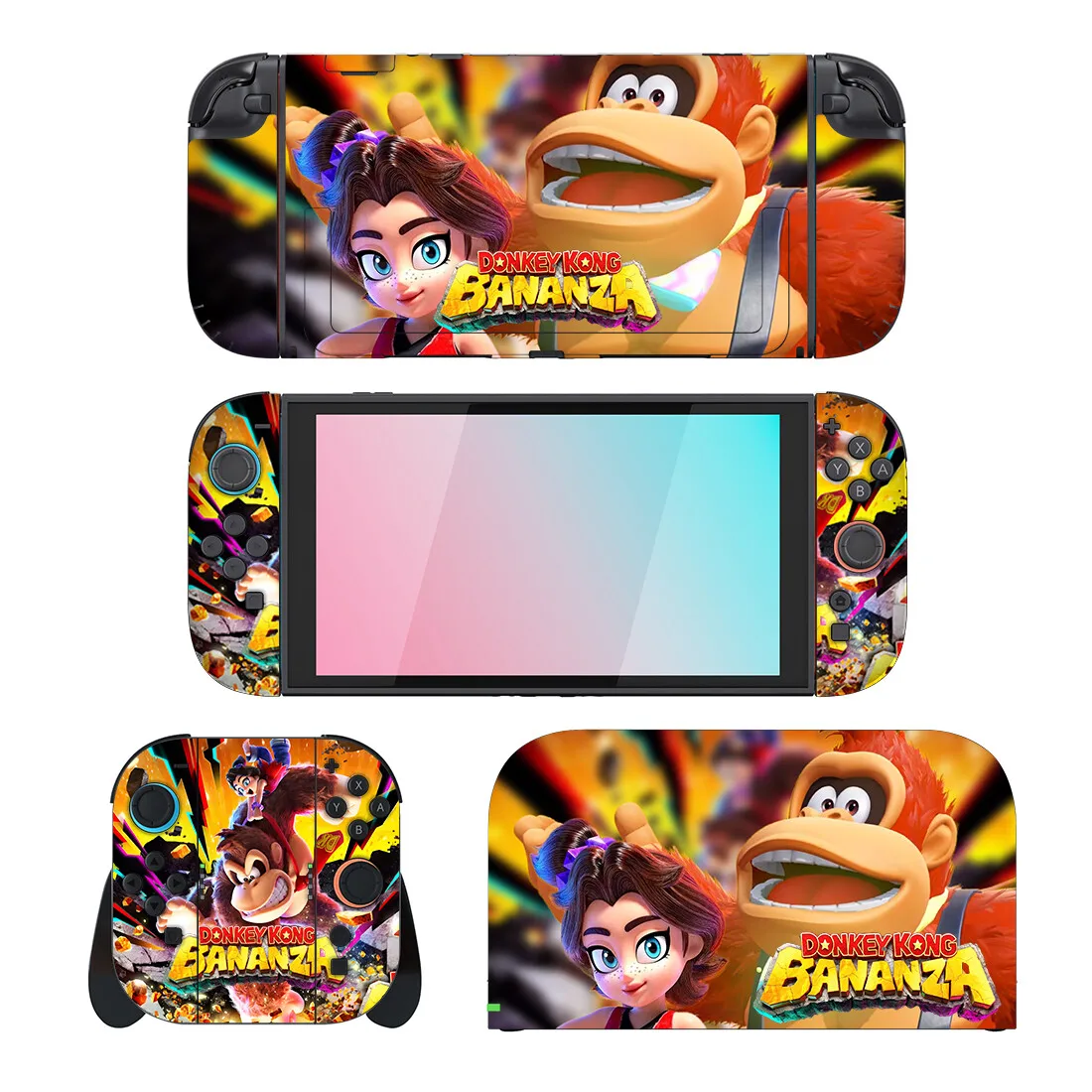 Защитная наклейка Donkey Kong Bananza, кожаный чехол для Nintendo Switch 2, консольная док-станция, зарядное устройство, подставка, держатель Joycon, виниловая кожа
Защитная наклейка Donkey Kong Bananza, кожаный чехол для Nintendo Switch 2, консольная док-станция, зарядное устройство, подставка, держатель Joycon, виниловая кожа