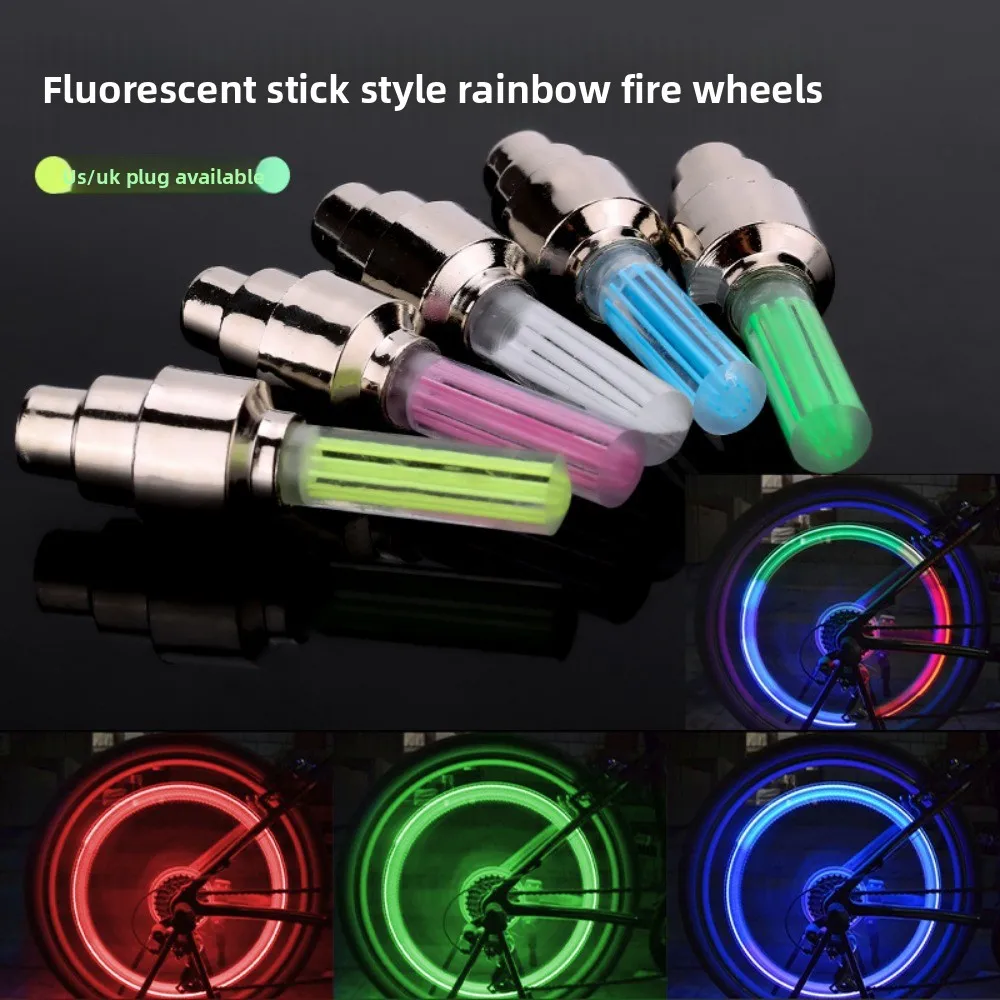 Mountain Bike Tire Valve Stem Light Cycling Accessories Glow Stick Wheel Tire Lamp Bicycles Firewheel Single Speed Bike
Mountain Bike Tire Valve Stem Light Cycling Accessories Glow Stick Wheel Tire Lamp Bicycles Firewheel Single Speed Bike