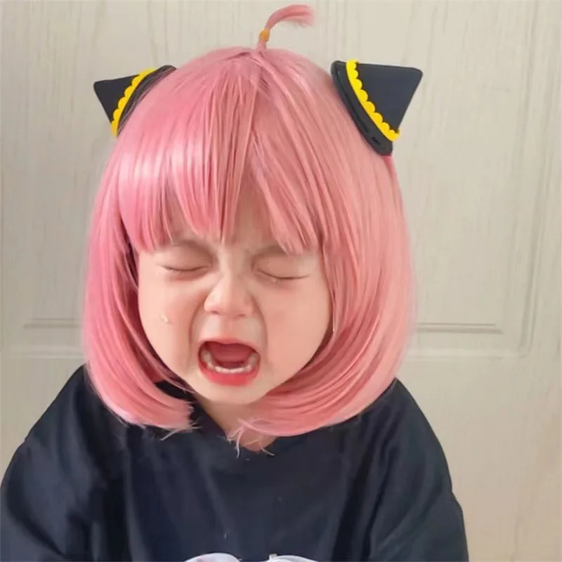 Wig for Women Pink Short Straight Hair with BangscosplayAnime Children's Wig Set
Wig for Women Pink Short Straight Hair with BangscosplayAnime Children's Wig Set