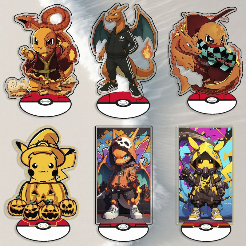 Recycled Acrylic Standees for Pokemon Charizard Pikachu Desk Decoration Decorative Creativity Cute Gift 15cm
Recycled Acrylic Standees for Pokemon Charizard Pikachu Desk Decoration Decorative Creativity Cute Gift 15cm