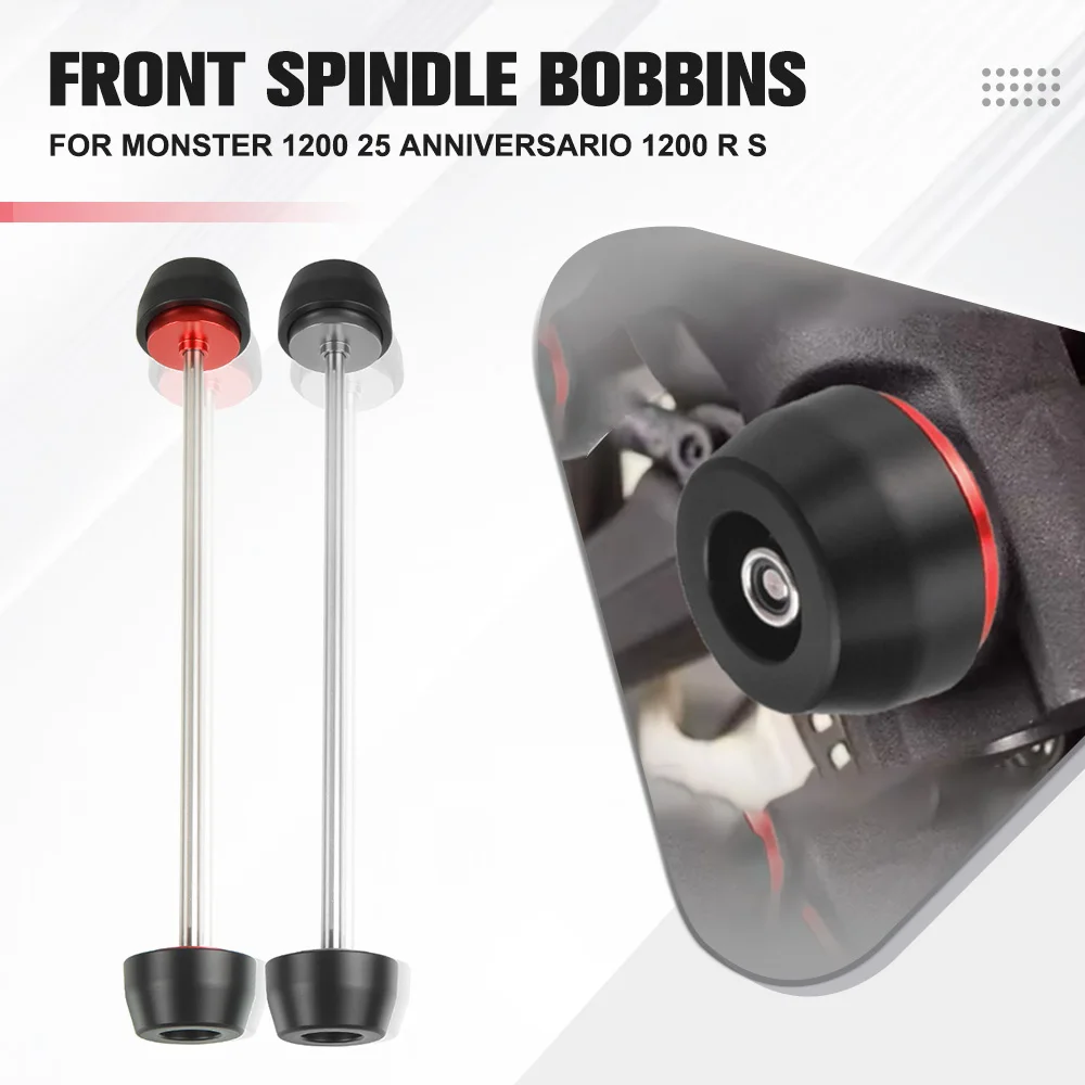 Для Ducati Monster 1200 25 Anniversario 1200 R S мотоцикла, передний и задний шпиндель, бобины, ось колеса, вилка, ползунки, защита от столкновений 
Для Ducati Monster 1200 25 Anniversario 1200 R S мотоцикла, передний и задний шпиндель, бобины, ось колеса, вилка, ползунки, защита от столкновений
