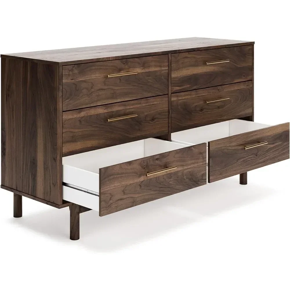 L1218 Комод Calverson Contemporary с 6 ящиками и ручками из полированного золотистого тона, темно-коричневый
L1218 Комод Calverson Contemporary с 6 ящиками и ручками из полированного золотистого тона, темно-коричневый