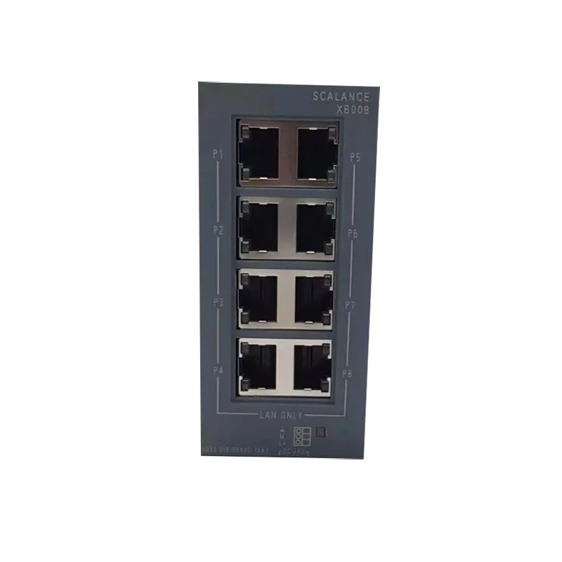 Gold seller Brand New 100% Original 6GK5008-0BA00-1AB2 SCALANCE XB008 Unmanaged Industrial Ethernet Switch for 10/100 Mbit/s
Gold seller Brand New 100% Original 6GK5008-0BA00-1AB2 SCALANCE XB008 Unmanaged Industrial Ethernet Switch for 10/100 Mbit/s